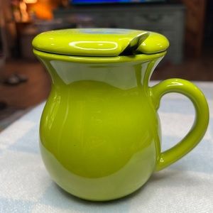 Lime Green Tea Cup Mug
